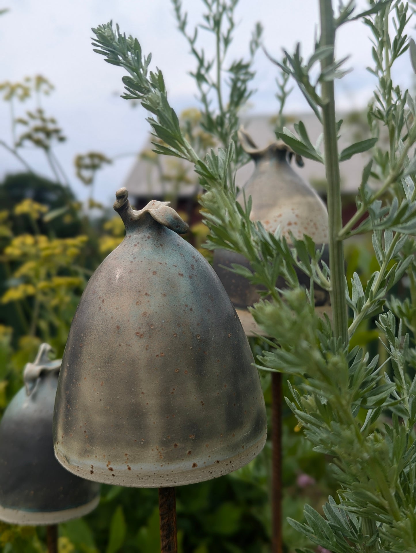 Trädgårdstopp i keramik