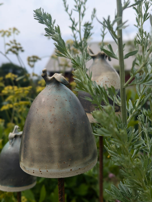 Trädgårdstopp i keramik